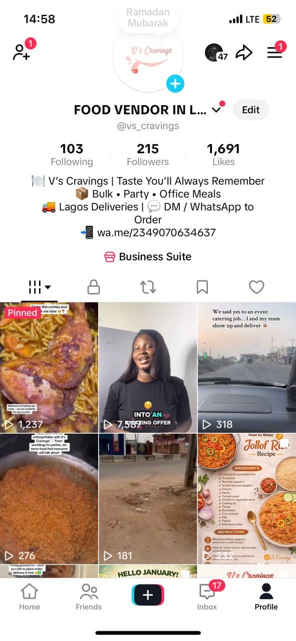 Social Media Branding & Management for VsCravings